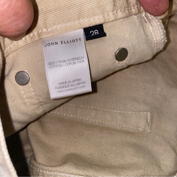 John Elliott - Straight Leg Crop Jean volcano dye 28 NWT - Picture 9 of 10